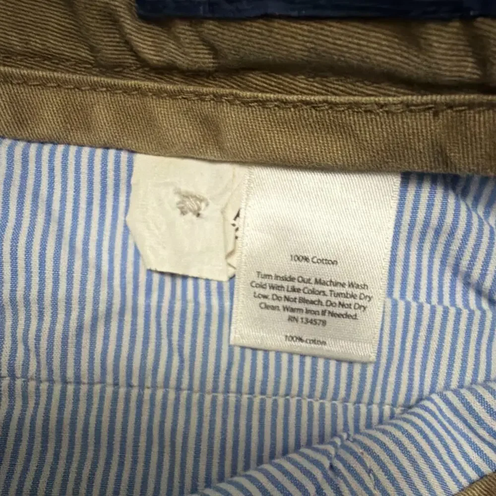 Vineyard Vines Men’s Chino Pants 32x32 Khaki Tan 100% Cotton Straight Leg
